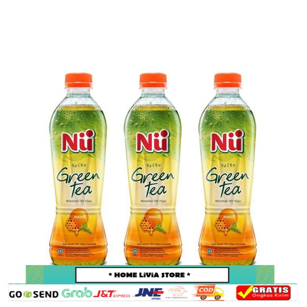 

Nu Green Tea Minuman Madu 3 x 450 mL