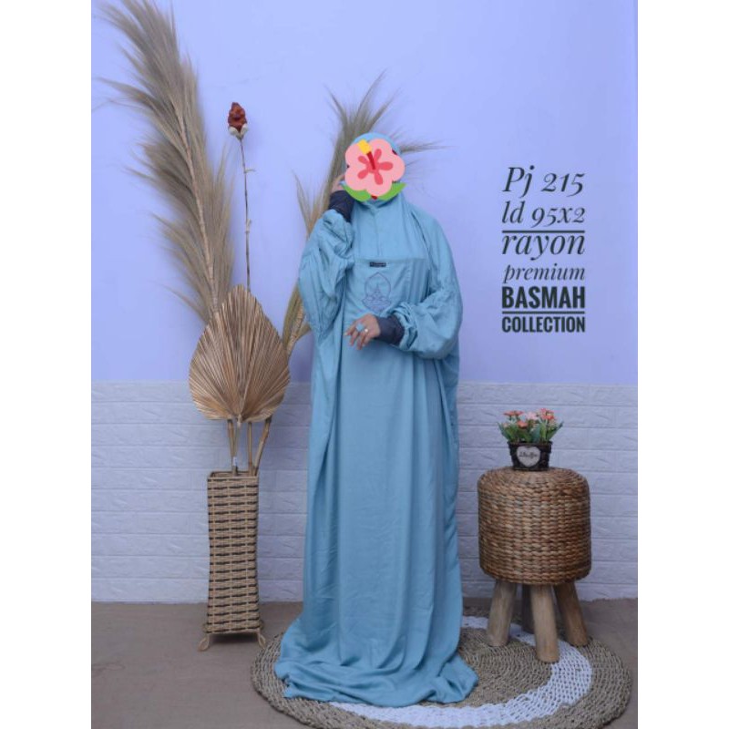 Mukena Hadramaut Manset Polos Terompah Basmah Collection