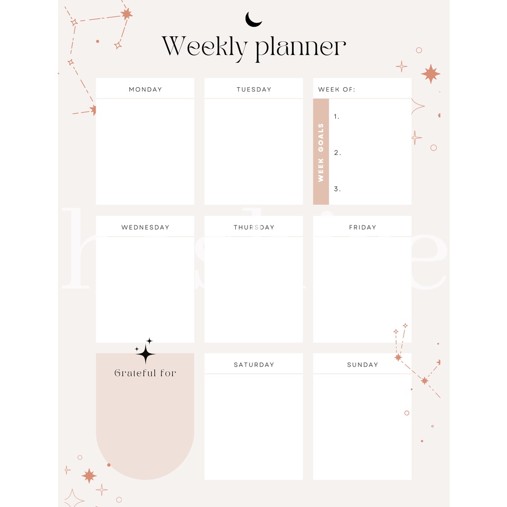 [HASHIRE] 50+ tema/ Weekly Planner A5 BOOK PAPER Perencanaan Harian Study Journal Study Planner Notes List To Do/ PART 2