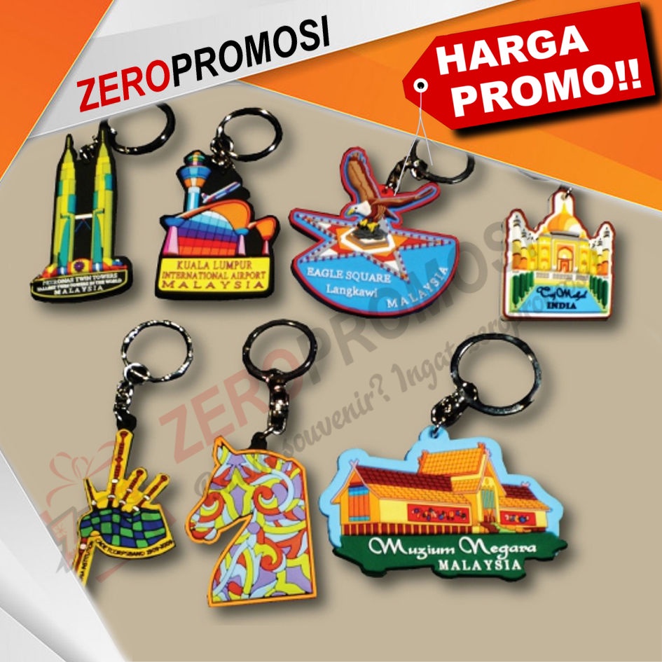 Custom Gantungan kunci karet - rubber keychain custom