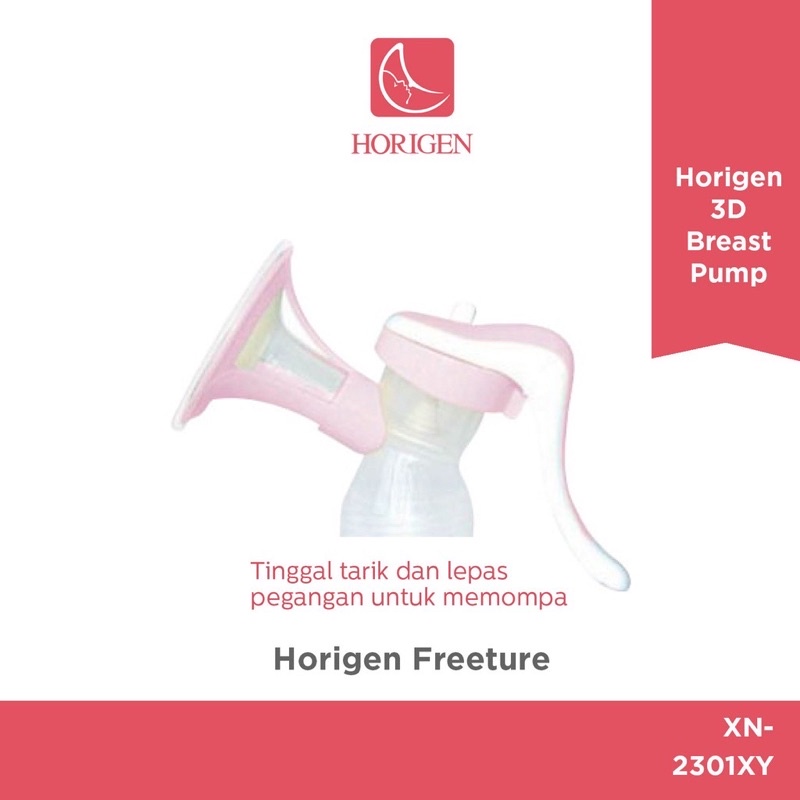 Horigen Freeture Manual Breast Pump - Pompa asi manual