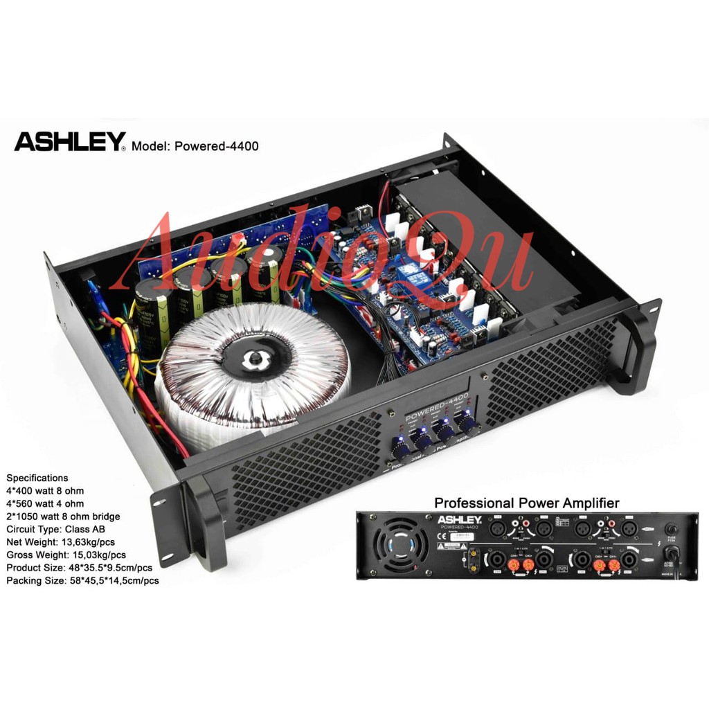 Power Amplifier Ashley Powered 4400/ Powered4400 Original