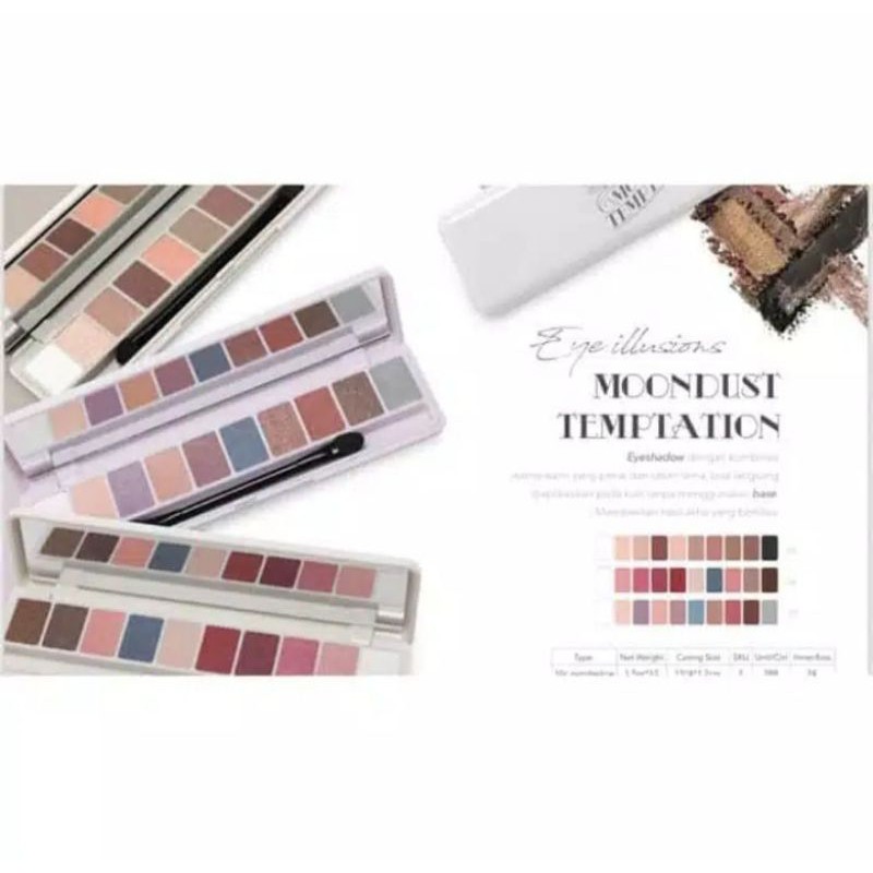 Eyeshadow Madame Gie 06 Moondust Templation - Eyeshadow Pallet