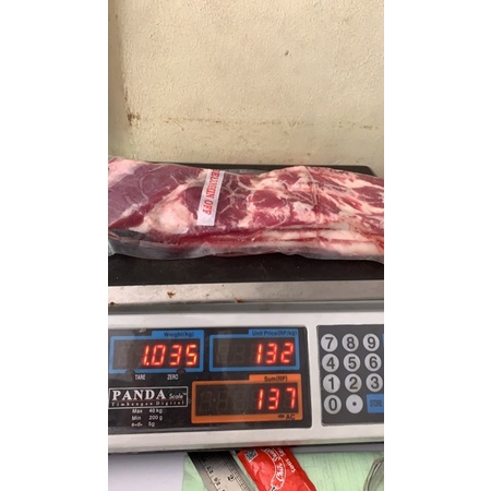 

pork belly skin off
