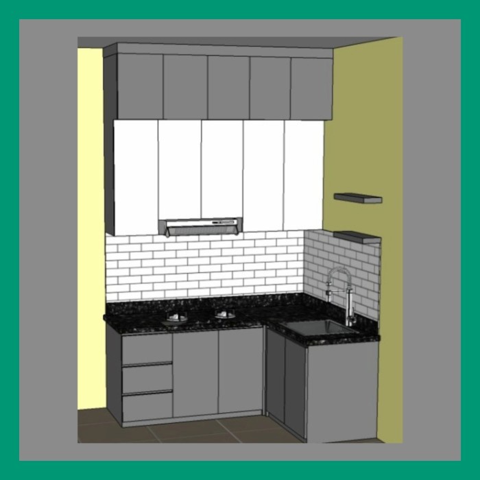 

HOT SALE!!! KITCHENSET MODERN KAK TIYAS TERMURAH