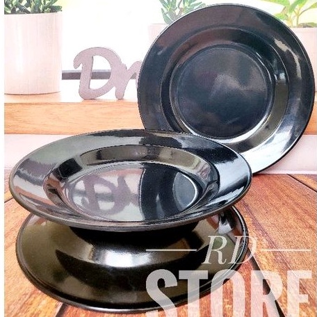 PROMO 3.PCS PIRING MAKAN MELAMINE POLOS