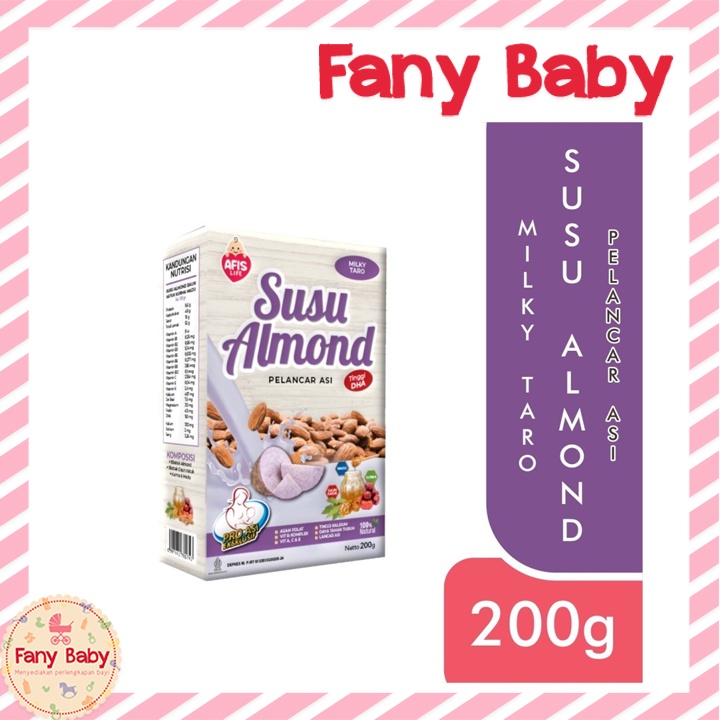 AFIS ALMOND SUSU PELANCAR ASI MILKY TARO 200GR