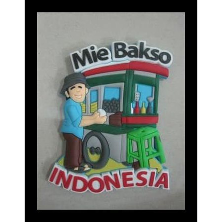 Magnet / Tempelan Kulkas Makanan Khas Indonesia Bermutu