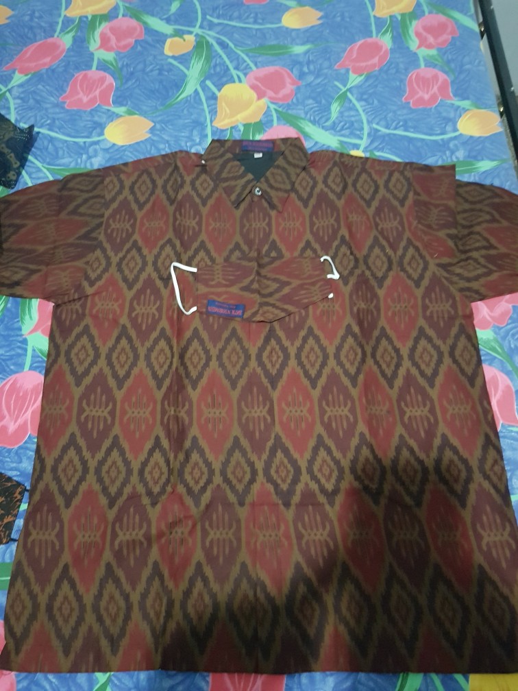 Kemeja Batik Prabu Exclusive Bahan Katun Baturaden Reguler Fit C6