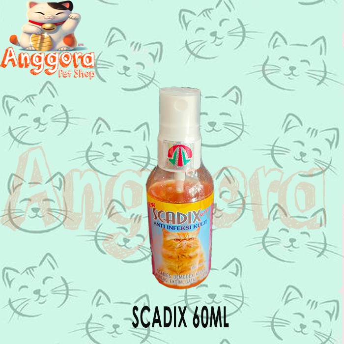 Spray anti Infeksi dan Penyakit Kulit pada Kucing - SCADIX 60ml