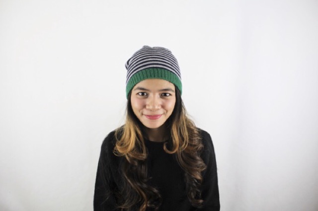 IMPORT Topi Kupluk Rajut Wool Strip Belang Hat Three Tones