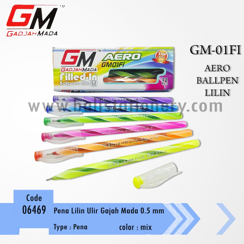

Pena lilin ulir GM -01F1 0.5 mm