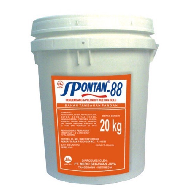 

SP Spontan 88/Cake Emulsifier/Pelembut Kue SP 500gr