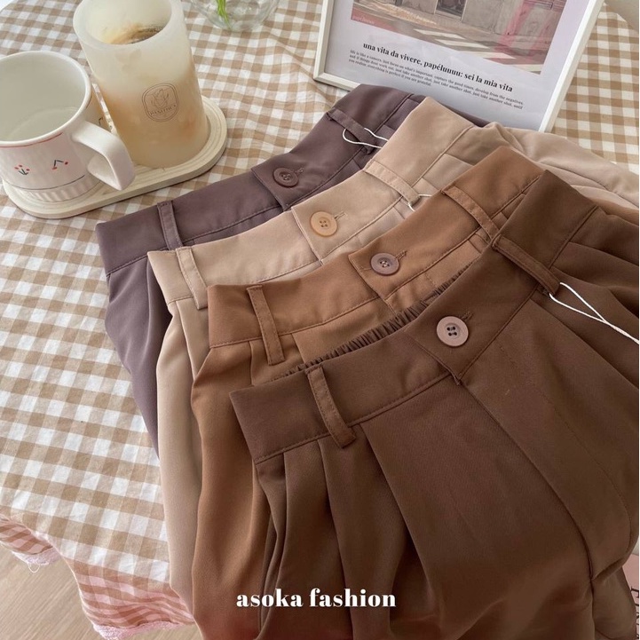 ASOKA Rae Pants 305 - Korean Short Pants - Celana Pendek Wanita