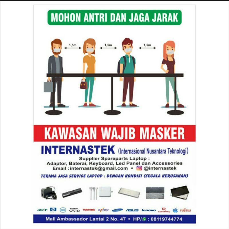 

STIKER VINYL ANTRI TOKO 58,5x79CM