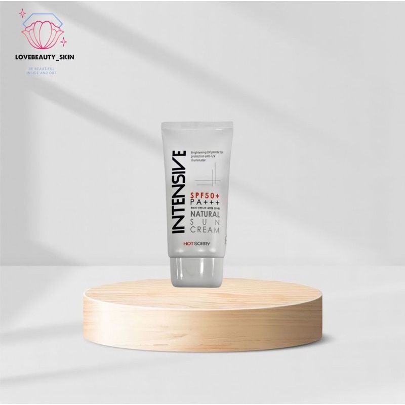 HOT SORRY Intensive Natural Sun Cream SPF50+ PA+++ 70ml