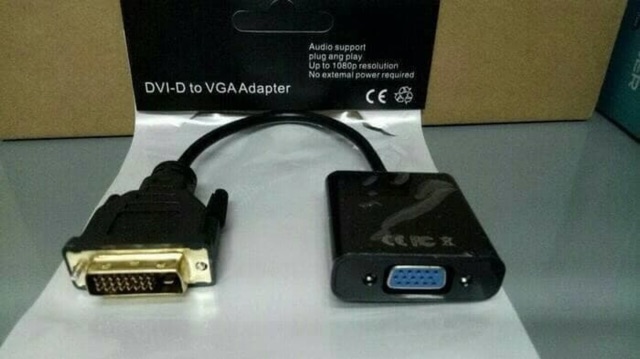 DVI-D 24+1 to VGA HDTV Converter Monitor Cable DVI TO VGA active /Dual Link Male To Vga Female