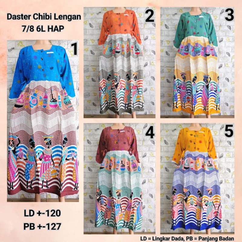 DASTER CHIBI JUMBO 6L 7/8 HAP BUSUI FRIENDLY LD 120CM BTHT + BU TEJO KLPTR