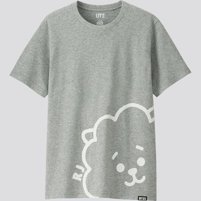 T-Shirt / Kaos UT Uni Glo BT21 LINE Original Authentic