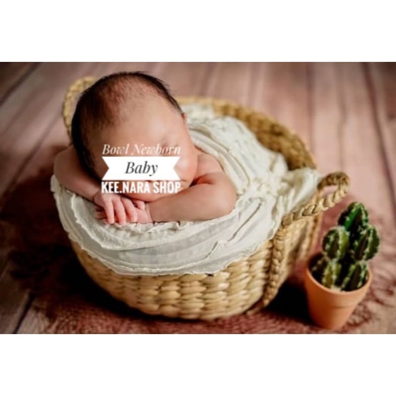Keranjang properti foto bayi newborn / bowl basket baby newborn photograph / keranjang foto bayi