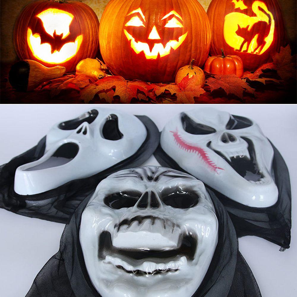 CHOOKYY Kostum Halloween Seram Hantu Dekorasi Pesta Wajah
