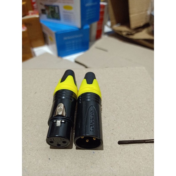 audio Jack XLR Canon socket sepasang