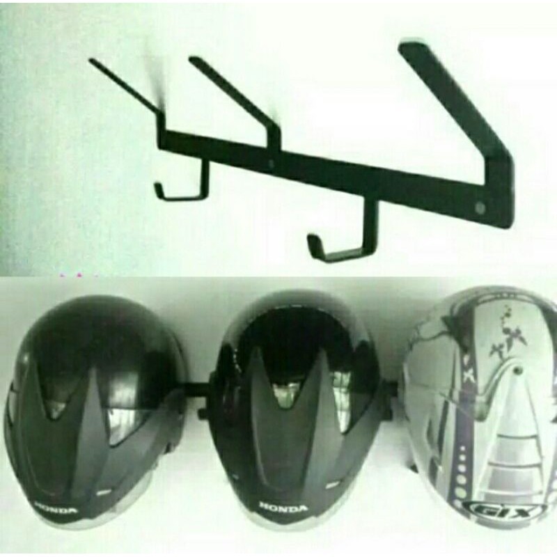 Gantungan helm dinding/Hanger helm