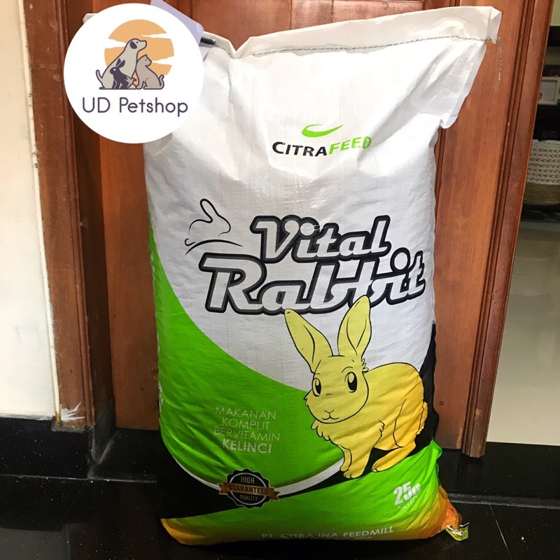 Vital Rabbit 25 Kg - Pakan Kelinci - Rabbit Food - Pelet Kelinci