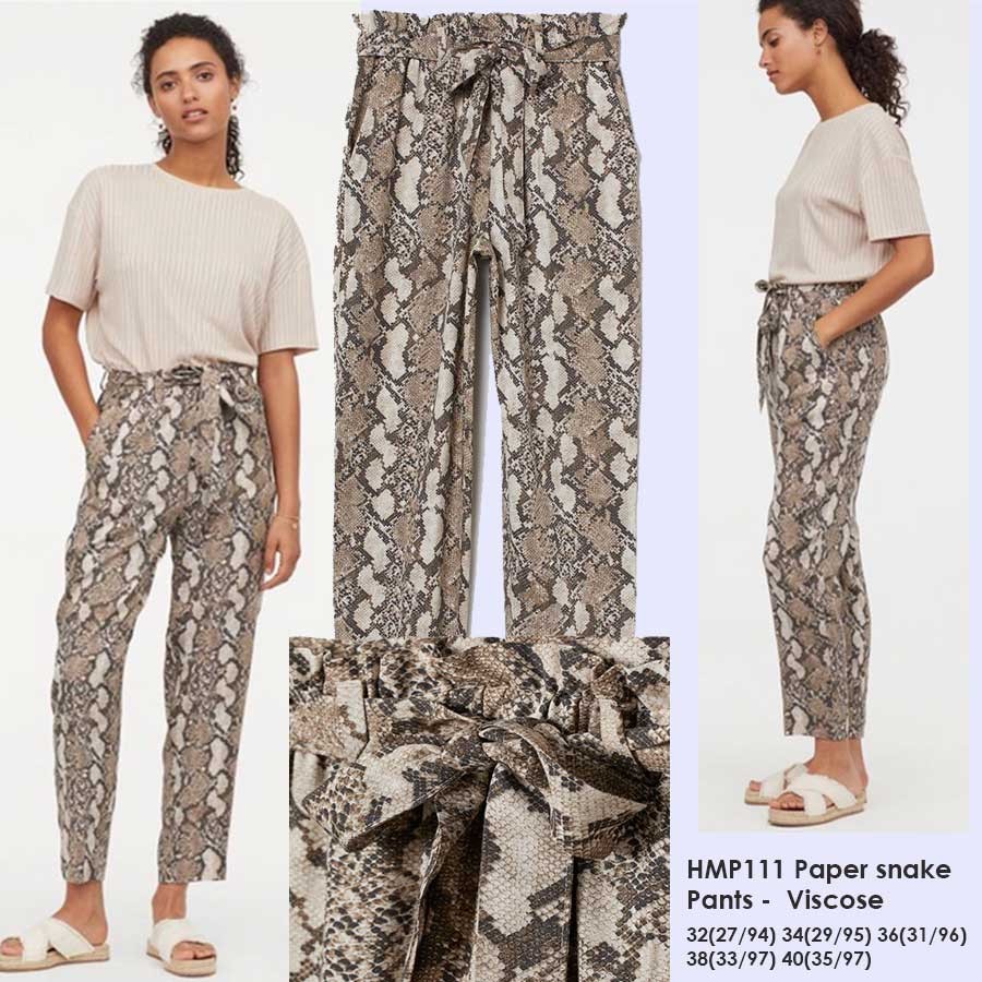 

HMP 111 Paper Snake Pants