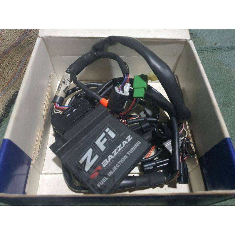 Bazzaz Piggyback Kawasaki Ninja 250 fi z250 fi Komplit Kabel Set Dosbook Original bekas normal garan