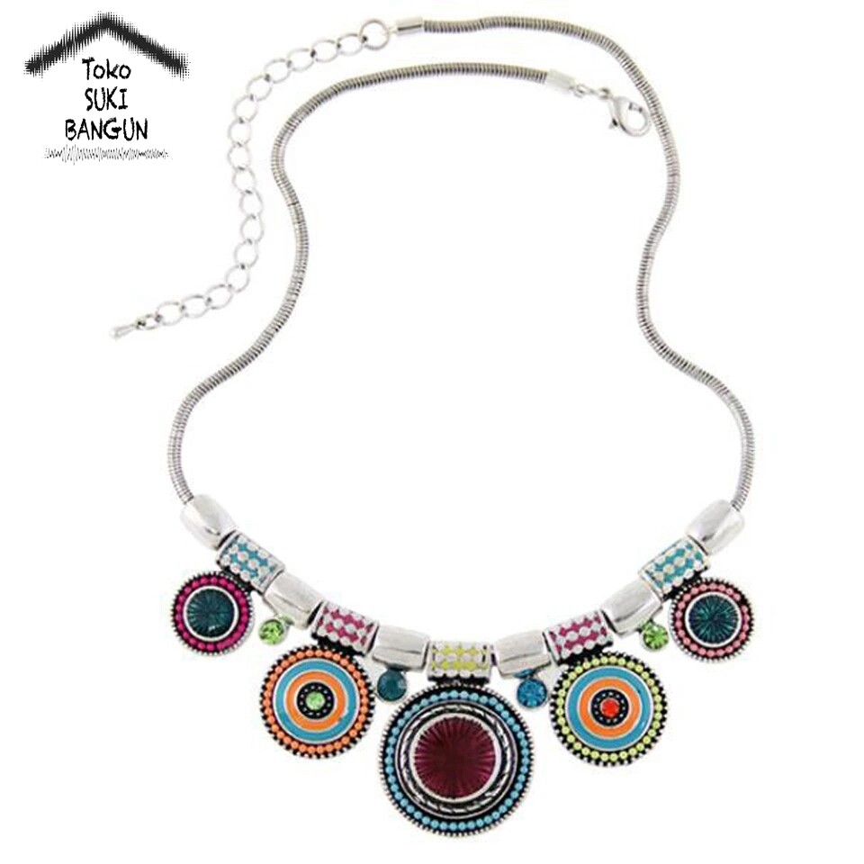 NL-003 Kalung Wanita Fashion Aksesoris Necklace Women Pendant Bohemia