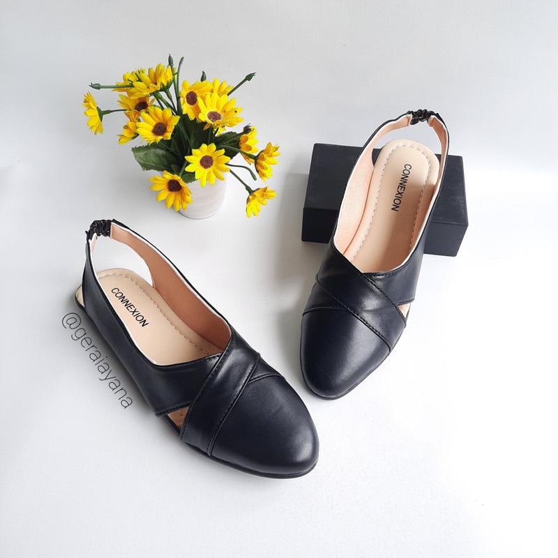 DISKON DAY! Sepatu Sandal  Wanita Connexion - Sepatu Sandal Elastis - Mules Wanita - Sanda Wanita Nevada