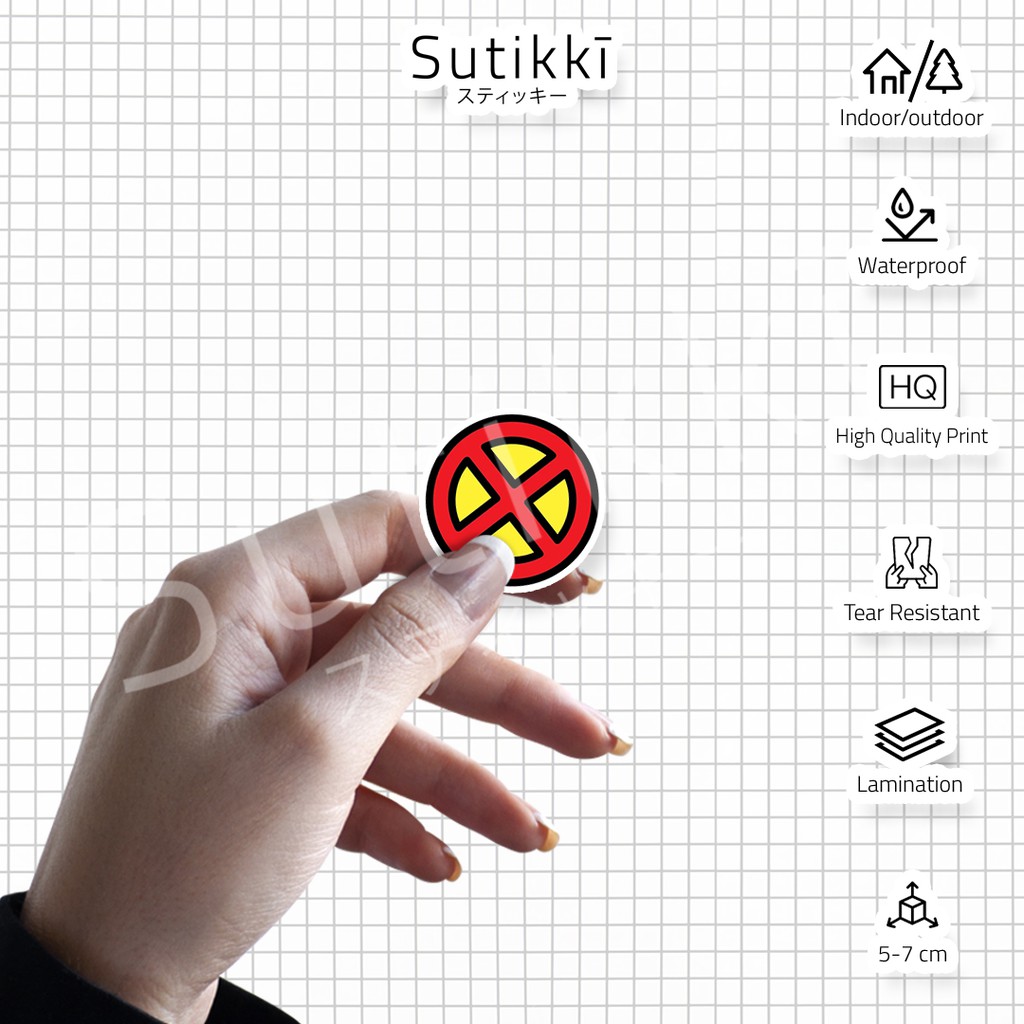 Sutikki | Sticker Pack DC Marvel Super Hero Icon Logo SuperHeroes Stiker Vinyl Laptop Motor Sepeda