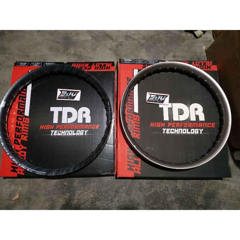 KLOWONGAN VELG TDR U-SHAPE 17-140 BLACK &amp; T.BROWN TERMURAH