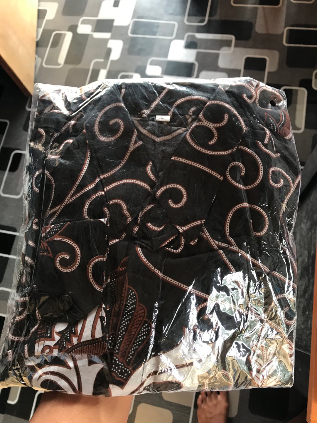 Kemeja Batik Lengan Panjang Size M L Xl Xxl Bswart Batik Hrb026 Kenongo Hem Panjang Padi