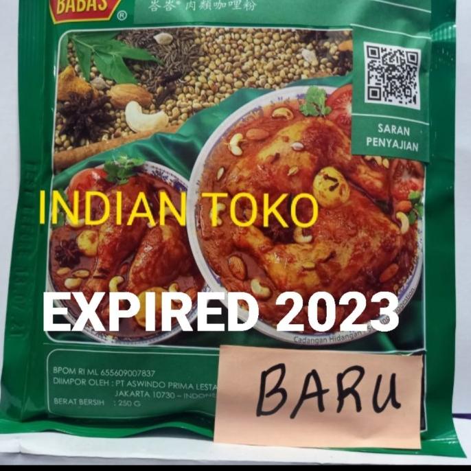 

[[COD]] BABAS MEAT CURRY / BUMBU SERBUK KARI DAGING 250 GRAM EKSLUSIF Kode 397