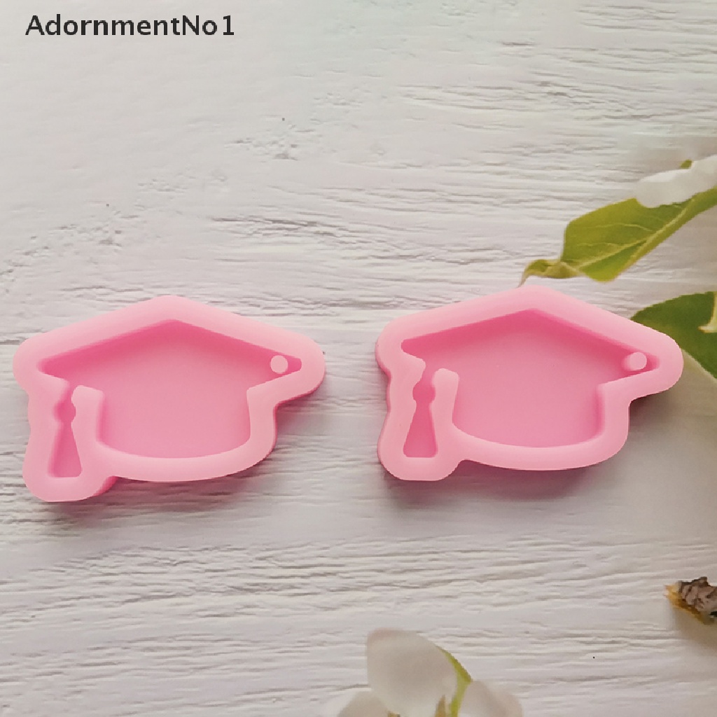 [AdornmentNo1] DIY PhD Graduation Hat Silicone Resin Mold Epoxy Keychains Mould Jewelry Gift [new]