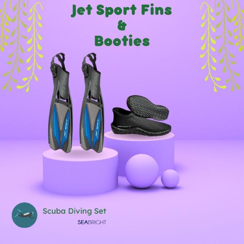 Fin Jet sport scubapro paket diving booties