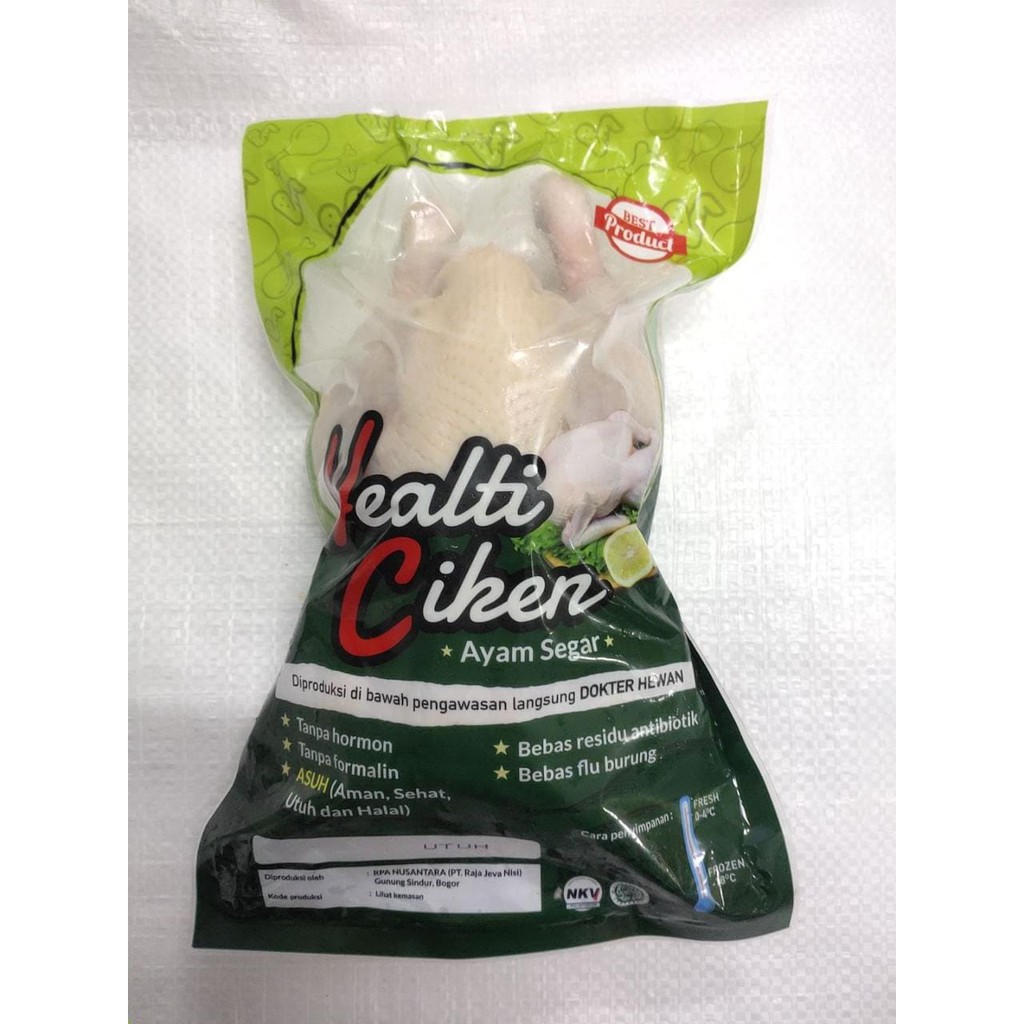 

*READY* Ayam 1 Ekor utuh ayam probiotik Healti Ciken 0,9-1kg