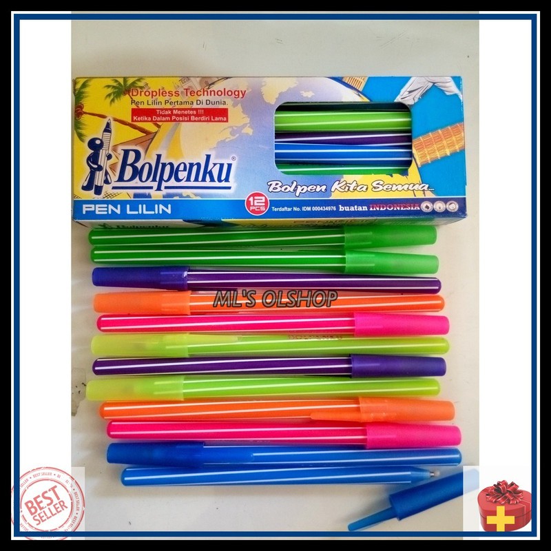 

BOLPENKU 1 LUSIN - PEN LILIN SPIRAL BOLPEN KITA SEMUA PULPEN YST070