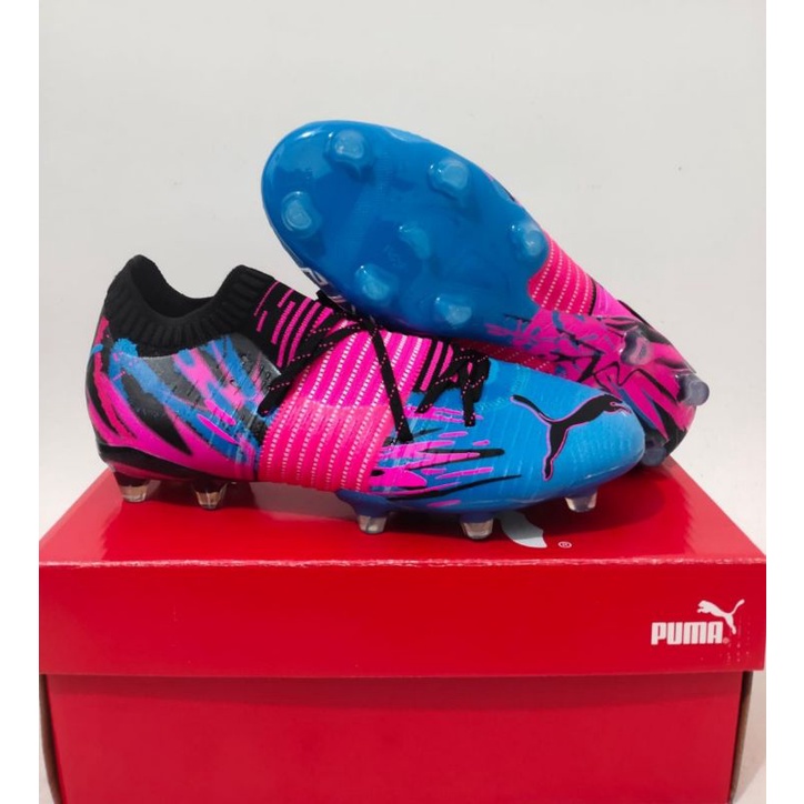 puma future z.1 blue pink black fg