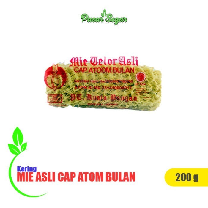 

Cap Atoom Bulan Mie Asli 200 g