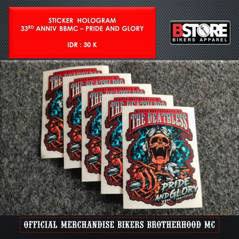 Sticker Hologram Pride & Glori