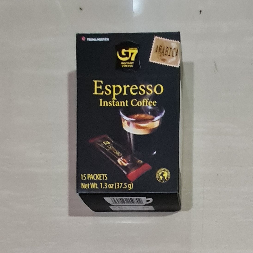 Coffee G7 Instant Coffee Espresso Instant Coffee 15 x 2.5 Gram