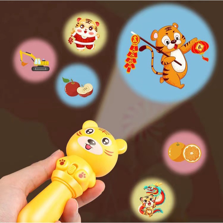 [Jualsemua18](333-20)Mainan Anak Senter Proyektor Mini / Mainan Proyektor Gambar / Mainan Edukasi Anak / Fun Flashlight Torch