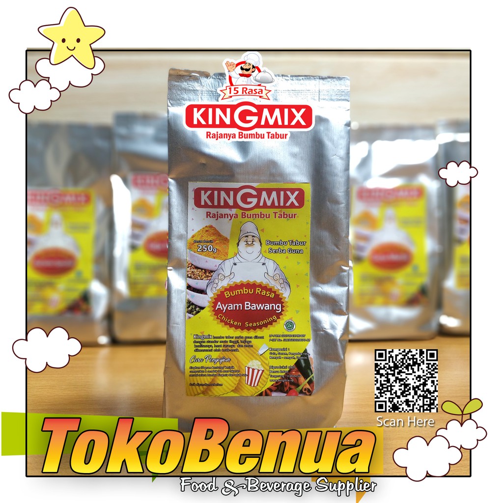 

Bumbu Tabur Rasa Ayam Bawang Kingmix 250 gr