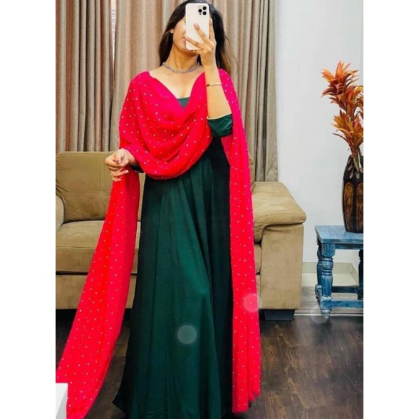 anarkali murah/baju india murah