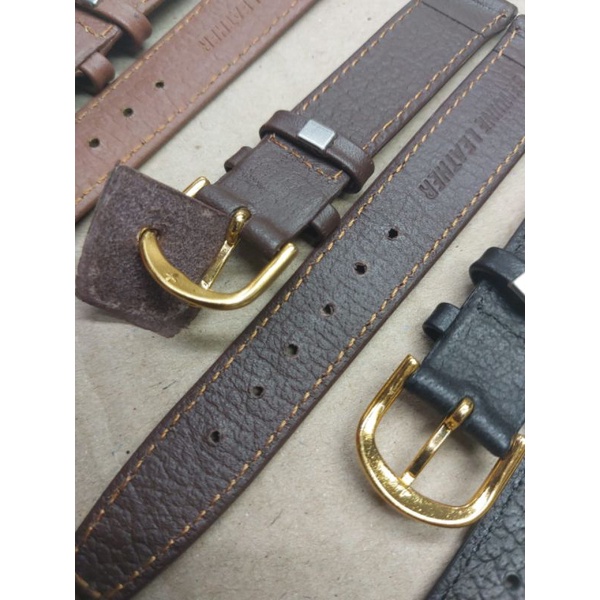 TALI JAM TANGAN KULIT ASLI PRANCIS TALI STRAP GENHUIN LATHER PRESS JAIT A1 ORIGINAL