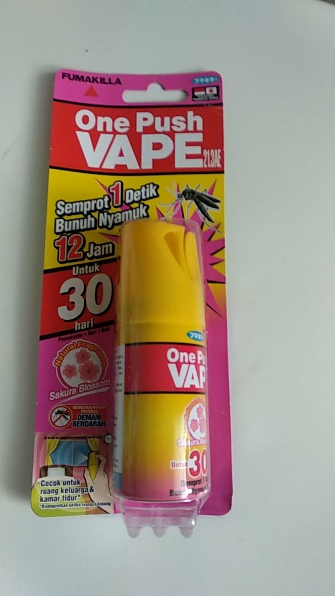 One Push Vape 10ml 30 Hari Anti Nyamuk