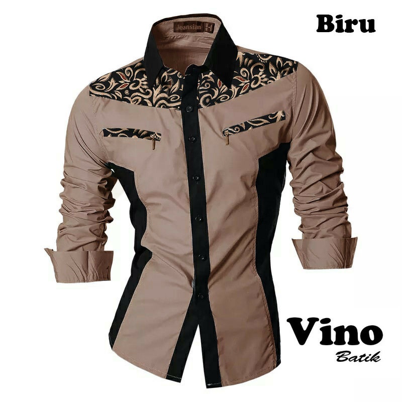 KEMEJA VINO BUSANA PRIA BAJU PESTA BATIK MODIK PREMIUM